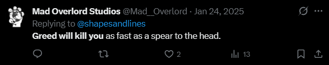 X post screenshot mentioning 