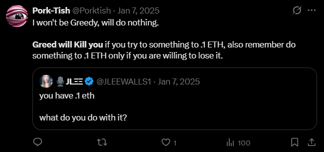 X post screenshot mentioning 