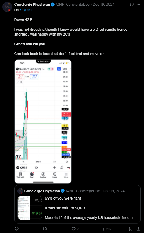 X post screenshot mentioning 