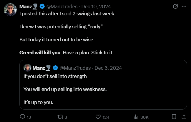X post screenshot mentioning 