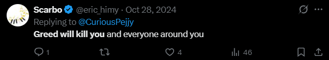 X post screenshot mentioning 
