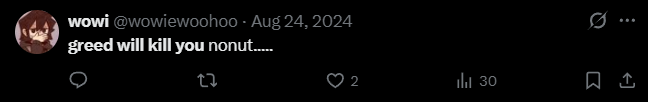 X post screenshot mentioning 
