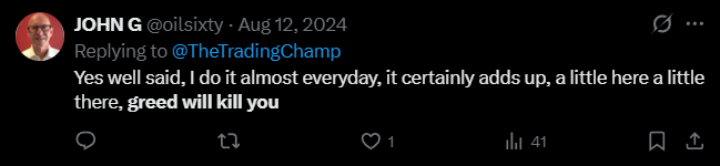 X post screenshot mentioning 