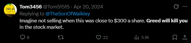 X post screenshot mentioning 