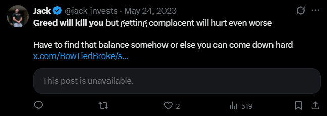 X post screenshot mentioning 