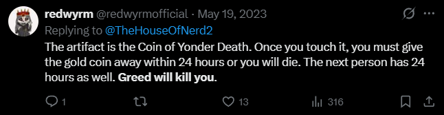 X post screenshot mentioning 