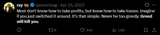 X post screenshot mentioning 