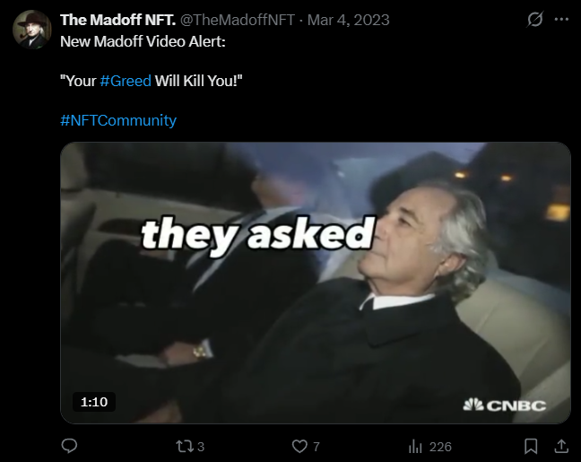 X post screenshot mentioning 