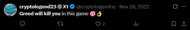 X post screenshot mentioning 