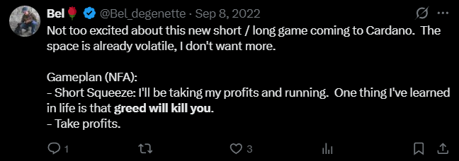 X post screenshot mentioning 