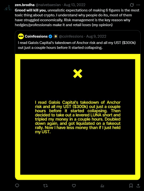 X post screenshot mentioning 