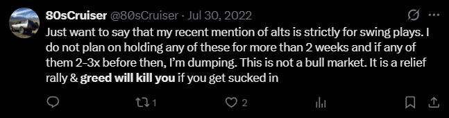 X post screenshot mentioning 
