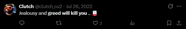 X post screenshot mentioning 