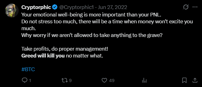 X post screenshot mentioning 