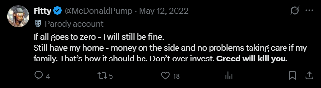 X post screenshot mentioning 