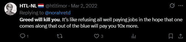 X post screenshot mentioning 