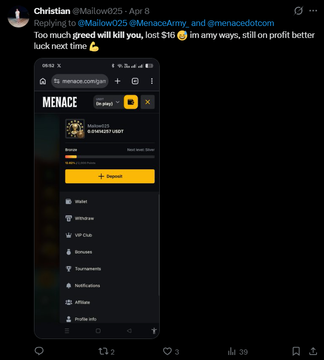 X post screenshot mentioning 
