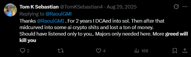 X post screenshot mentioning 