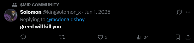 X post screenshot mentioning 