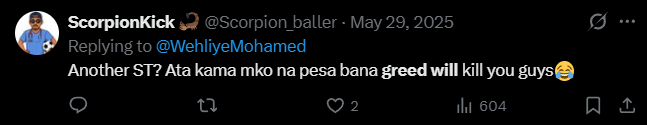 X post screenshot mentioning 