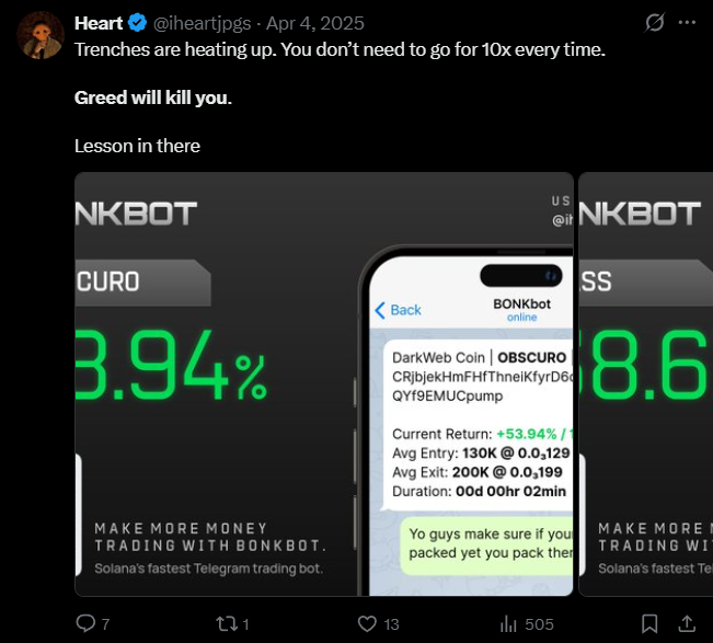 X post screenshot mentioning 