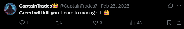 X post screenshot mentioning 
